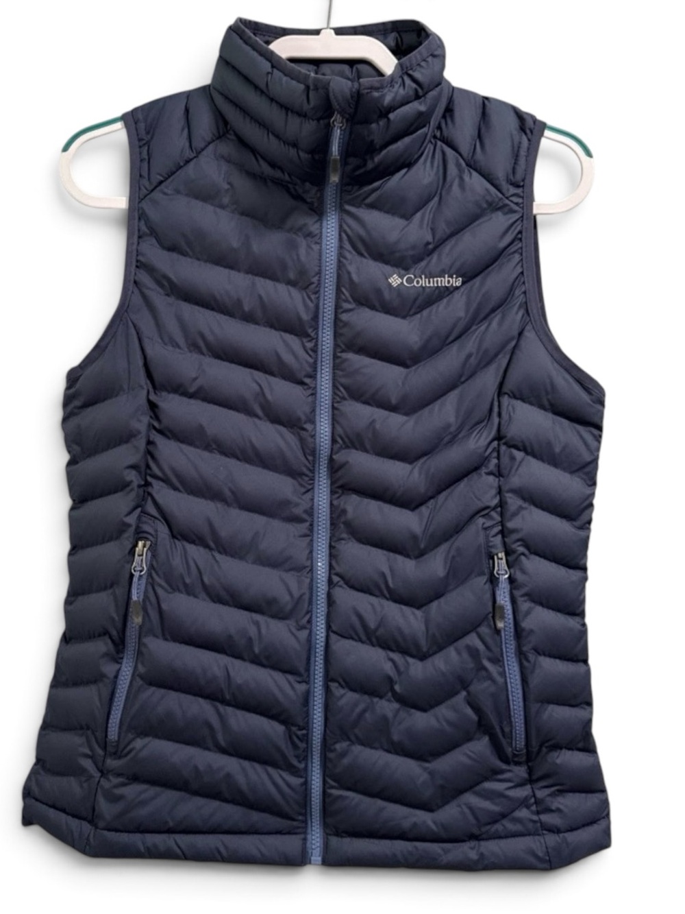 Columbia Women's Navy Quilted Packable Down Vest